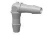 Tube to tube Elbow Fitting, 1/4 HB X 1/4 HB, Natural Polypropylene